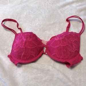 Vintage Y2K VS Very Sexy push-up in pink lace